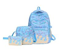 Zhajipai Set Zaino Kawaii 3 Pezzi Borsa Libri a Scomparti Estetica