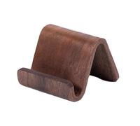 Zhajipai Supporto da scrivania per telefono, in legno, decorativo, antiscivolo, portatile, per casa, ufficio, studio, comodino, toeletta da viaggio, guardare streaming videochiamate