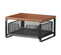 Zhajipai Supporto per stampante, organizer regolabile a due livelli, tavolo per la casa come supporto per stampanti, per ufficio, scuola, bancone cucina, workstation