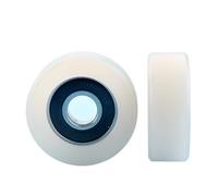 ZHAJNG Cuscinetto puleggia condotta rullo nylon PA66 plastica ruota di guida ruota piatta muto 10 * 38 * 14mm 6000RS