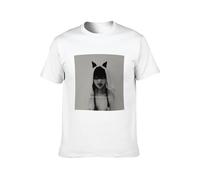 Zhan Zai David Sylvian Sleepwalkers Funk Graphic Casual Round Neck T Shirt White S
