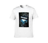 Zhan Zai Dead Rising Casual Round Neck T Shirt White S