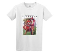 Zhan Zai Gianna Nannini Scandalo Roll Customized T-Shirt White S