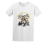 Zhan Zai Goldfish Youth Online Snot T-Shirt White XXL