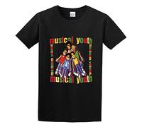 Zhan Zai Musical Youth The Best of Musical Youth Maximum Volume Men Simple Tshirt Black 3XL