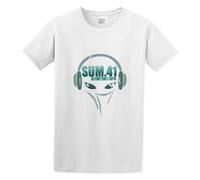 Zhan Zai Powerful Sum 4 Casual Round Neck T Shirt White XL