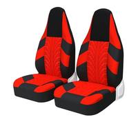 ZHANFEIS Per Fiat Per Ducato 230 Coprisedili Auto Resistenti Universali Adatti Alla Maggior Parte Furgoni/camion Anteriori 2+1 Posteriori Universali Coprisedili Auto(2PCS RED)