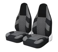 ZHANFEIS Per Fiat Per Ducato 230 Coprisedili Auto Resistenti Universali Adatti Alla Maggior Parte Furgoni/camion Anteriori 2+1 Posteriori Universali Coprisedili Auto(2PCS GRAY)