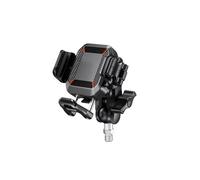 ZHANFEIS Porta Telefono Moto Supporto Per Telefono Moto Con Smorzatore Di Vibrazioni 1s Blocco Manubrio Supporto Per Specchio Per Bici Scooter ATV Fit 5.2-7.2"(A)