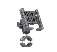 ZHANFEIS Porta Telefono Moto Supporto Per Telefono Per Moto In Alluminio Con Dispositivo Antivibrante Supporto Per Telefono Per Bici Con Rotazione A 360 ° Per Moto ATV/UTV(CPC-07T9(MB-01))