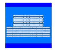 ZHANGAIQINYG LED strips for P-HI LIPS 50 TV 50PUH6400/88 50PUF6061/12 FOR A-OC Le50s5970, 500TT68 V2 TPT500U1 QVN03.U GJ 2K15 D2P5 500 D612 V3 R