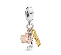 ZHANGCHEN Ciondolo in argento sterling 925 con perline Canada Charm Fit Fashion Women Pandora Bracciale con braccialetti regalo GIOIELLI fai da te