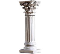 ZHANGCHEN Colonna romana di 30 cm, colonna corinzia, colonna romana, scultura architettonica, decorazione per la casa desktop retrò artigianato in resina