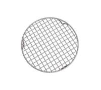 ZHANGCHONG Cestello for barbecue rotondo in acciaio inox, ideale for grigliare pesce, bistecche e verdure, compatto e facile da pulire, perfetto for picnic e campeggio.(Diameter: 45 cm)