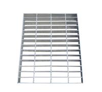 ZHANGCHONG Griglia di Drenaggio in Acciaio Zincato Quadrato Argentato, Griglia for Trincea Resistente E Resistente, Adatta for Giardini Esterni, Fabbriche E Strade(500x250x30mm)