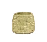 ZHANGDM Set di cestini in bambù naturale intrecciati a mano for la decorazione della parete dell'ingresso e della sala da pranzo(Rectangular fruit plate)