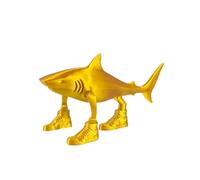 zhangfuyun Tralalero Tralala Figure,Tung Tung Tung Sahur Figure Toy,3D Printed Italian Brainrot Animals,Collectible Figure, for Collection and Decoration