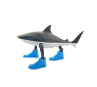 Zhangfuyun Tralalero Tralala Figurine, Ballerina Tasse de Cappuccino, Mème italian Brainrot,Tralalelo Tralala Giocattolo Animali italiani Brainrot stampati in 3D Figurine da collezione, per collezione