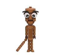 zhangfuyun Tung Tung Sahur Mattoni da costruzione Anime Modelli divertenti per gli appassionati di meme, per bambini e adulti, idea regalo creativo, Brainrot Animale Miniatura Mattone da costruzione