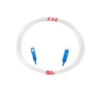 ZHANGGH Ponte in fibra ottica SC-SC invisibile trasparente testa quadrata Cavo di prolunga in fibra ottica Finito per la casa LC-LC interno SX(200M,LC-LC Without Disc)