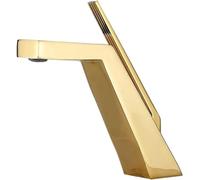 ZHANGGL Black/Chrome Single Handle Kitchen Sink Faucet - Deck Mounted Cold & Hot Mixer Tap, Compatible with Bathroom Vanity Crane Faucets - Modern Basin Tap for Home Use