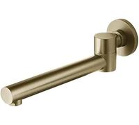 ZHANGGL Black Grey Brass Kitchen Bathroom Faucet, Wall Mounted Mixer Tap with Swivel Spout, Bathtub Bibcock, Nero Finish, Modern Vanity Sink Accessory, Durable Water Outlet.