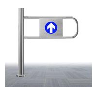 ZHANGGL Cancello a Battente con Chiusura Automatica, in Acciaio Inox, unidirezionale, Ideale per supermercati e biblioteche, con Design a Ritorno a 90°, Perfetto per corridoi Ind