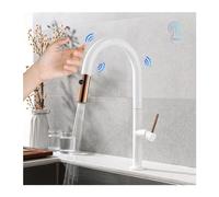 ZHANGGL Intelligent Sensor Kitchen Faucet, Pull-out Touch Control Hot & Cold Water Mixer, Convenient Bathroom Sink Tap for Modern Kitchens And Vanities