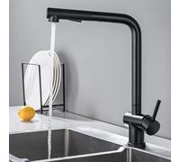 ZHANGGL Multifunctional Kitchen Faucet with PullDown Sprayer Stainless Steel Sink Mixer Tap Rotatable Telescopic Hot & Cold Water Modern White Design