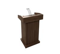 zhanggqOU Supporto per podio Portatile Hosting podio Reception for Auditorium, aule e Sale conferenze Scrivania Mobile per pulpito(Bruin)