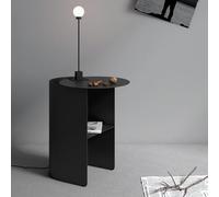 ZhangHY Comodino in metallo di lusso in acciaio inox moderno semplice divano piccolo tavolino soggiorno camera da letto comodino angolo portaoggetti diversi rack