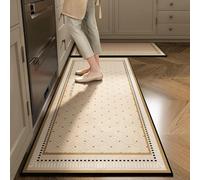ZhangHY Set di 2 tappetini da cucina antiscivolo assorbenti per bagno bagno antiscivolo decorazione ingresso tappetini lavabili morbidi per soggiorno lunghi