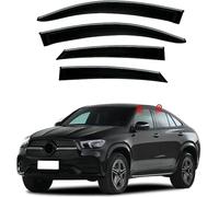 ZHANGJF 4 Pezzi Auto Deflettori Aria per Benz GLE-Class Coupe MK4-C167 2020 2021 2022 2023, Parapioggia Finestrino Deflettori Aria Laterale Protezione Visiera
