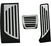 ZHANGJF Pedaliera Auto per Alfa Romeo Giulia 2015-2018, Pedali per Auto in Acciaio Inossidabile Copertura Pedale Freno A Gas Pedale Dell'Auto