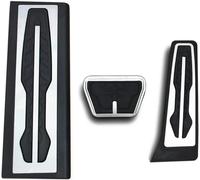 ZHANGJF Pedaliera Auto per BMW X3 2018-2020 X4 2019-2020, Pedali per Auto in Acciaio Inossidabile Copertura Pedale Freno A Gas Pedale Dell'Auto
