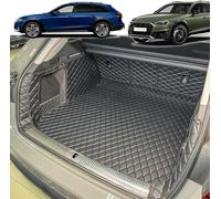 ZhangJW Auto PelleTappetini Bagagliaio per Audi A4 V (B9) Kombi (Avant) 2015-2025, Vasca Baule Impermeabile Antiscivolo AntiGraffio Protezione Interni Accessori