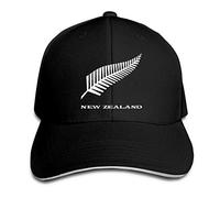 ZhangLinFu Unisex Adulto New Zealand Maori Fern Fashion Golf Baseball cap Regolabile Plain Dad Trucker Hat Black