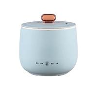 ZHANGMIN Cuociriso Piccolo, Mini Cuociriso Elettrico da 1,8 Litri con Pentola Antiaderente for 1-2 Persone, 4 Funzioni Multicooker for Preparare Riso, Zuppe, Porridge, Torte (Color : Blue)
