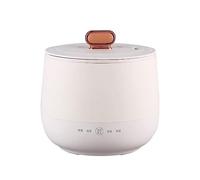 ZHANGMIN Cuociriso Piccolo, Mini Cuociriso Elettrico da 1,8 Litri con Pentola Antiaderente for 1-2 Persone, 4 Funzioni Multicooker for Preparare Riso, Zuppe, Porridge, Torte (Color : Wei)