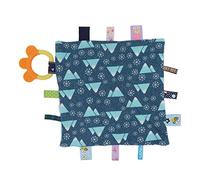 Zhangpu Asciugamano Comfort per Massaggiagengive in Silicone Morbido Velluto per Neonati per lo Sviluppo Visivo e Tattile del Bambino, Adorabile Asciugamano per Saliva Infantile per Culle o (Fiocco