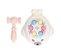 Zhangpu Colpisci Il Gioco Giocattolo Mini Sigillo Elettronico Martello Giocattolo di Sviluppo Precoce Interattivo per Ragazze di 2 3 4 5 Anni (Gialla)