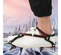 Zhangpu Copriscarpe per Ramponi con Artigli a Molla a 12 Denti per Esterni, per Arrampicata su Ghiaccio Antiscivolo, Escursionismo, Sport Sulla, Adatto per Scarponi da Alpinismo