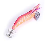 Zhangpu Esche Colorate Luminose per Calamari e Gamberetti per la Pesca All'alba, Occhi 3D e Design Aerodinamico, Ideali per gli Appassionati di Pesca, 4 Pezzi