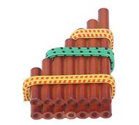 Zhangpu Flauto di Pan per Casa delle Bambole Strumento Musicale in Miniatura per Casa delle Bambole Flauto di Pan Decorativo in Legno