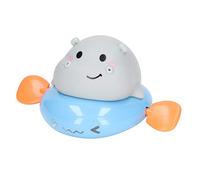 Zhangpu Giocattoli da Bagnetto per Bambini Giocattoli da Vasca a Carica Giocattolo da Nuoto Animale Galleggiante con Spruzzo D'acqua Giocattolo da Piscina Gioca a per Ragazze (Ippopotamo che cavalca