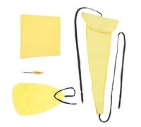 Zhangpu Kit per la Cura della Pulizia del Sassofono Pulizia Completa Ed Efficiente per Sassofoni Cura per Musicisti Flanella + Criniera (Giallo)