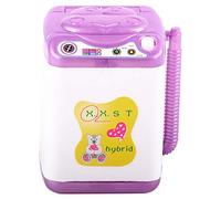 Zhangpu Lavatrice Giocattolo Lavatrice in Plastica, Modello di Piccola e Carina Set da Gioco Artigianali Accessori per la Decorazione della Casa delle Bambole