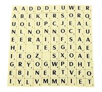 Zhangpu Lettera Pezzi degli Scacchi Set Piastrelle per Cruciverba Pezzi degli Scacchi Lettera Inglese Piastrelle per Cruciverba Lettere per L'ortografia Giochi da Scacchiera per Viaggi di Festa