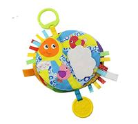 Zhangpu Libro da Bagnetto Impermeabile per Bambini Morbido Libro in Stoffa per Bambini Colorfast con Fruscio per Giochi Educativi Precoci per Tessuto da 0 a 3 Anni 13,4 X 8,3 Pollici (Cielo)