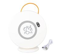 Zhangpu Macchina per a Rotazione Automatica con Soffiatore Mobile per, Creatore di Ricaricabile Tramite USB per Feste All'aperto per Bambini (Bianco)